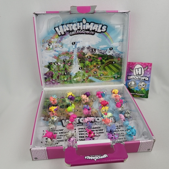 Hatchimals Best Friends Travel Pack Hatchy Suitcase Platinum Pal Exclusives - Picture 2 of 16